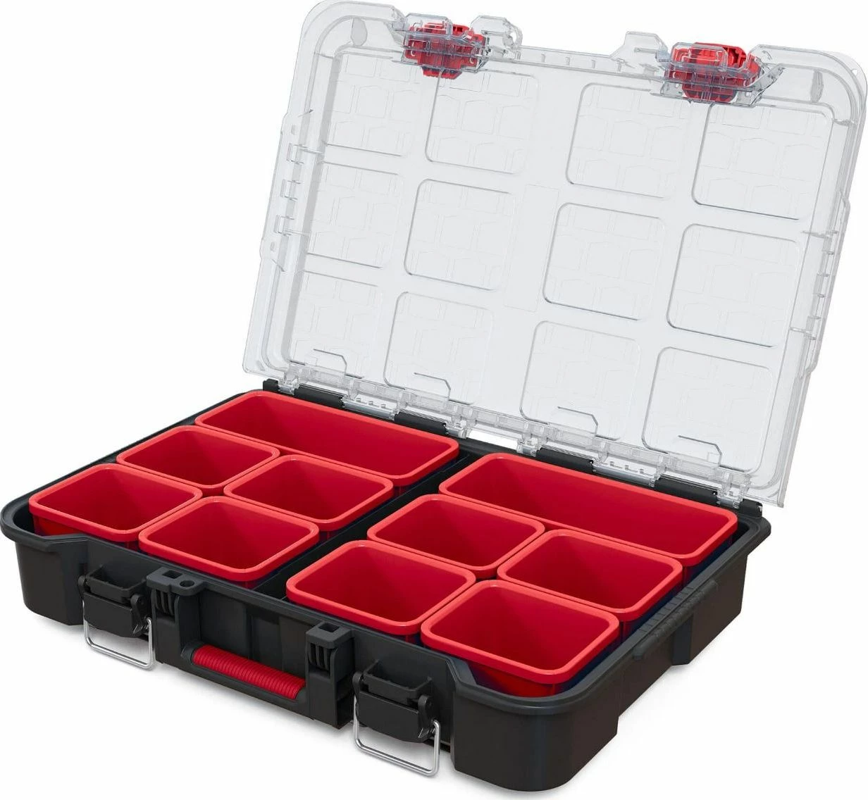 Organizator veglash Keter Stack'N'Roll 51.5x34.5x11.5 cm, zi/kuqe