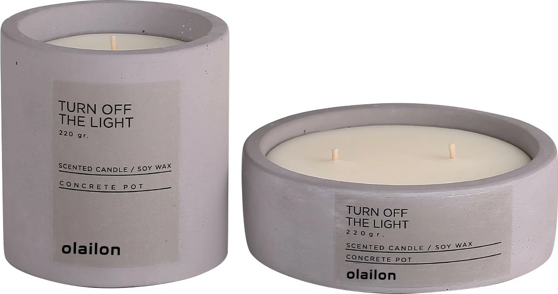 Set qirinjsh (2 copë), Aberto Design, Turn Off The Light