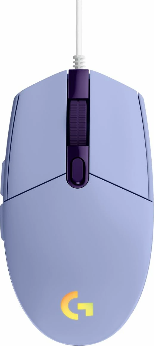 Maus gaming Logitech G102 Lightsync (910-005854) me kabllo USB, 8000 DPI, RGB, 6 butona, Lilac