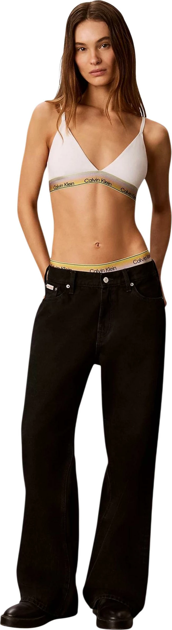 Sutjenë për femra Calvin Klein Underwear LV00QF8865, e bardhë [Madhësia: L]