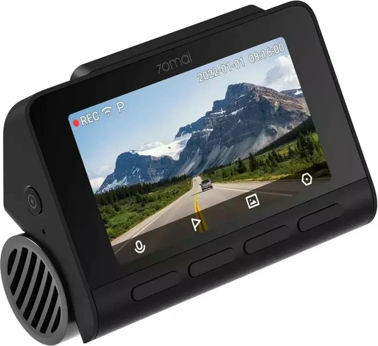 Kamerë për veturë 70mai A810S 4K, GPS, Wi‑Fi, ekran 3", microSD deri 512GB, e zezë