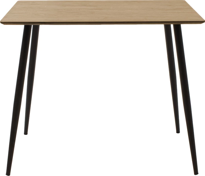 Tavolinë me karrige, set 3 pjesësh, Cuba-Aurora I, ngjyrë sonoma-e zezë, 70x70x75cm