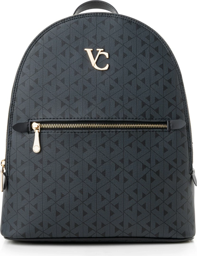 Çantë shpine Vince Camuto, Pescara, monogram, e zezë