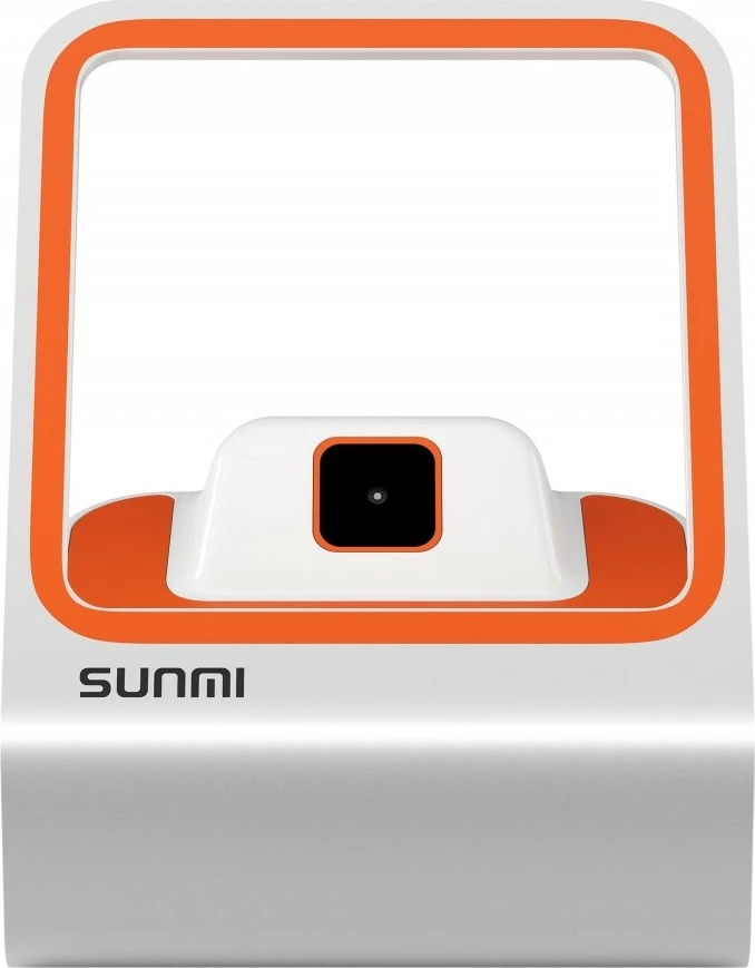 Lexues barkodësh Sunmi C10010039, 1D/QR Code, USB, Portokalli/Bardhë