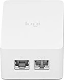 PoE injektor Logitech me set të prizave, i bardhë