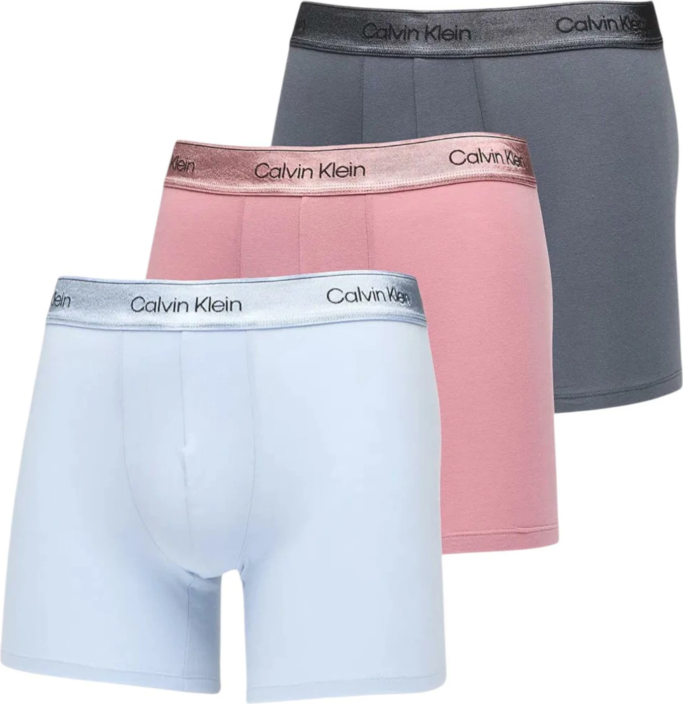 Të brendshme për meshkuj Calvin Klein Underwear LV00NB4576 set 3 copë, antracit