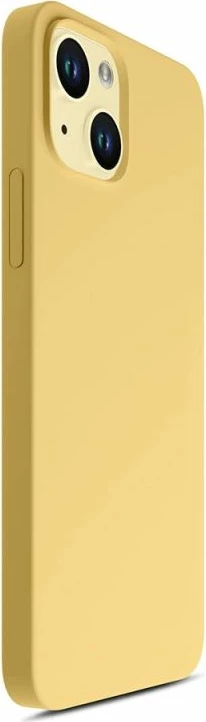 Kllapë telefoni 3mk Hardy Silicone MagCase për iPhone 15 Plus, e verdhë