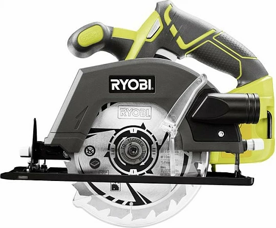 Sharrë rrethore me akumulator Ryobi R18CSP-0, 18V, disk 150mm, pjerrësi 50°, zi/jeshile