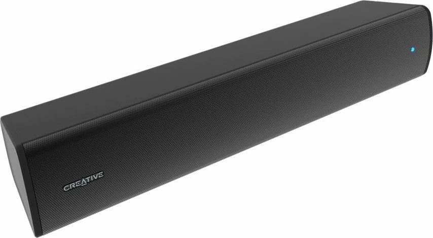 Soundbar Creative Stage Air V2, 2.0, Bluetooth 5.3, USB-C/AUX, bateri deri 6 orë, e zezë