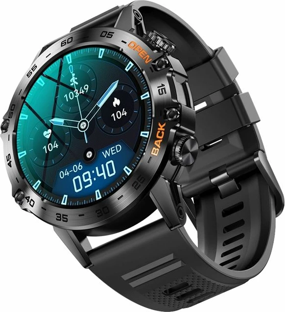 Smartwatch VELTORI unisex, e zezë