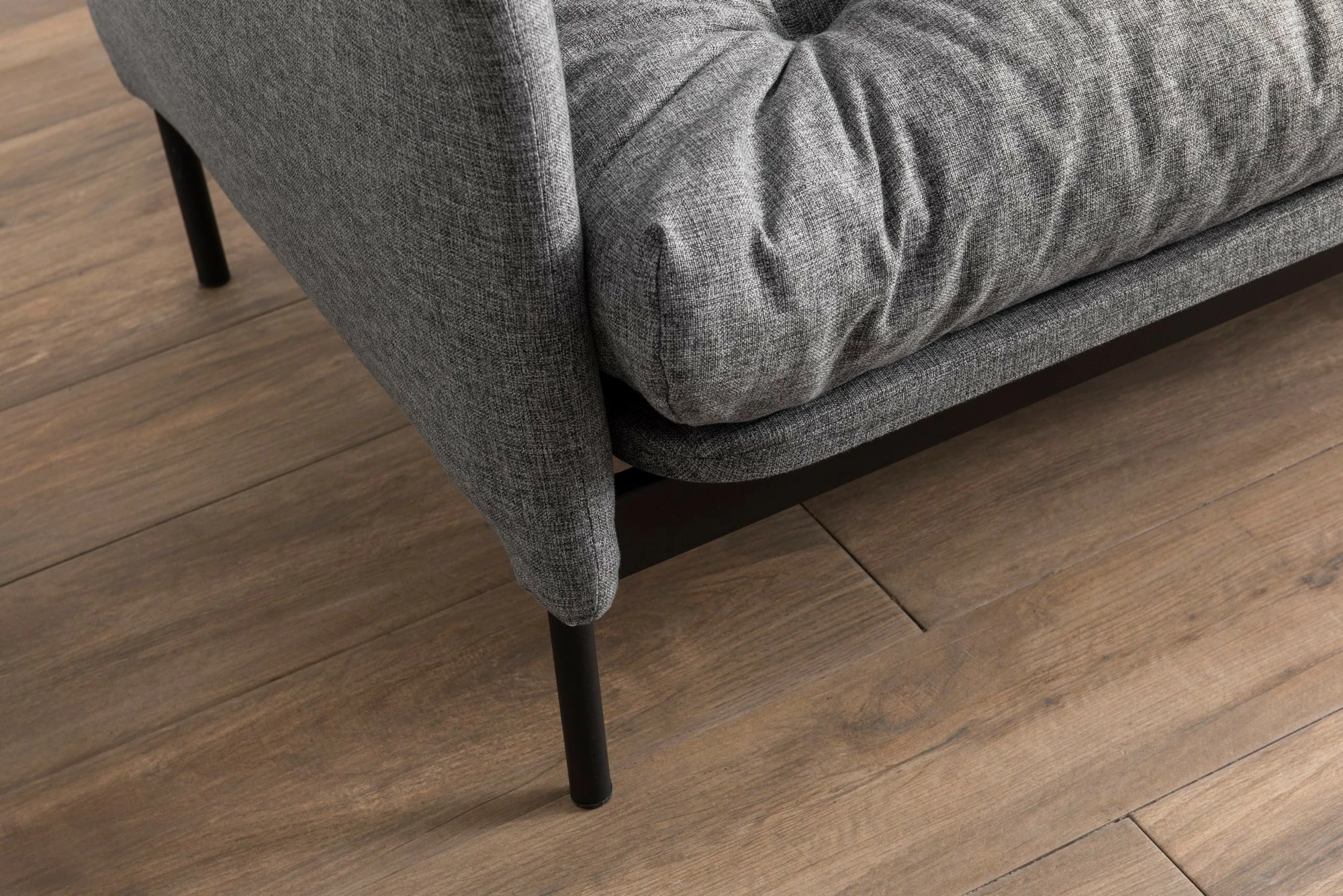 Divan-krevat me 3 vende, Atelier del Sofa, ngjyrë gri e çelët