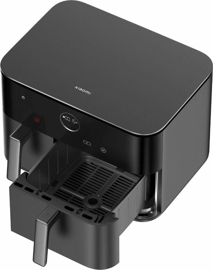 Fritezë pa vaj Xiaomi Dual Zone Air Fryer 10L 2700W dy-dhomëshe, e zezë