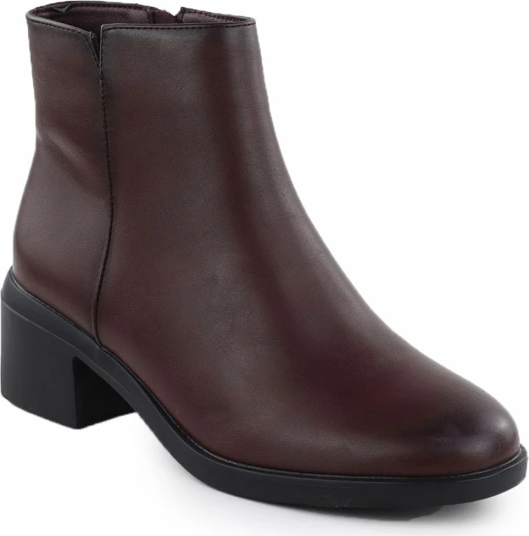 Çizme të shkurtra për femra Sergio Leone BT25239, të kuqe të errëta