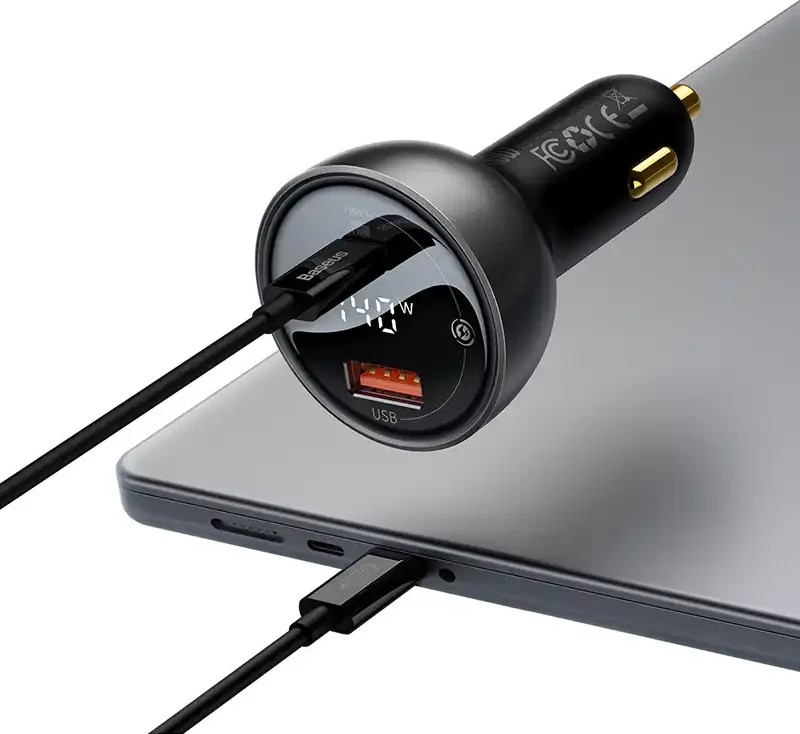 Karikues veture Baseus Superme Display CGZX070001, 140W, USB-A/USB-C, i zi