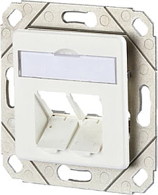 Prizë rrjeti METZ CONNECT BTR NETCOM 1309151102-E, 2 porta, e bardhë