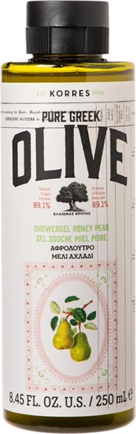 Xhel dushi Korres Pure Greek Olive Honey & Pear 250ml