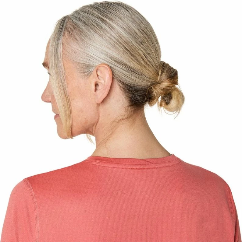 Maicë me mëngë të gjata për femra Asics, rozë