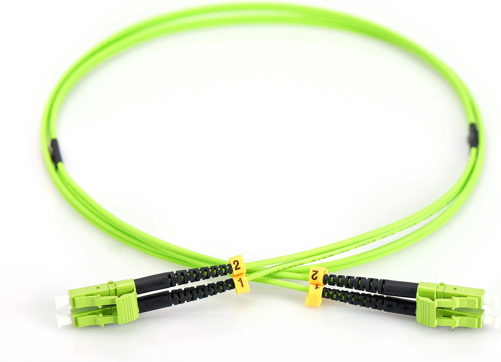 Kabëll optik Digitus LC/LC, OM5, 5m, jeshil