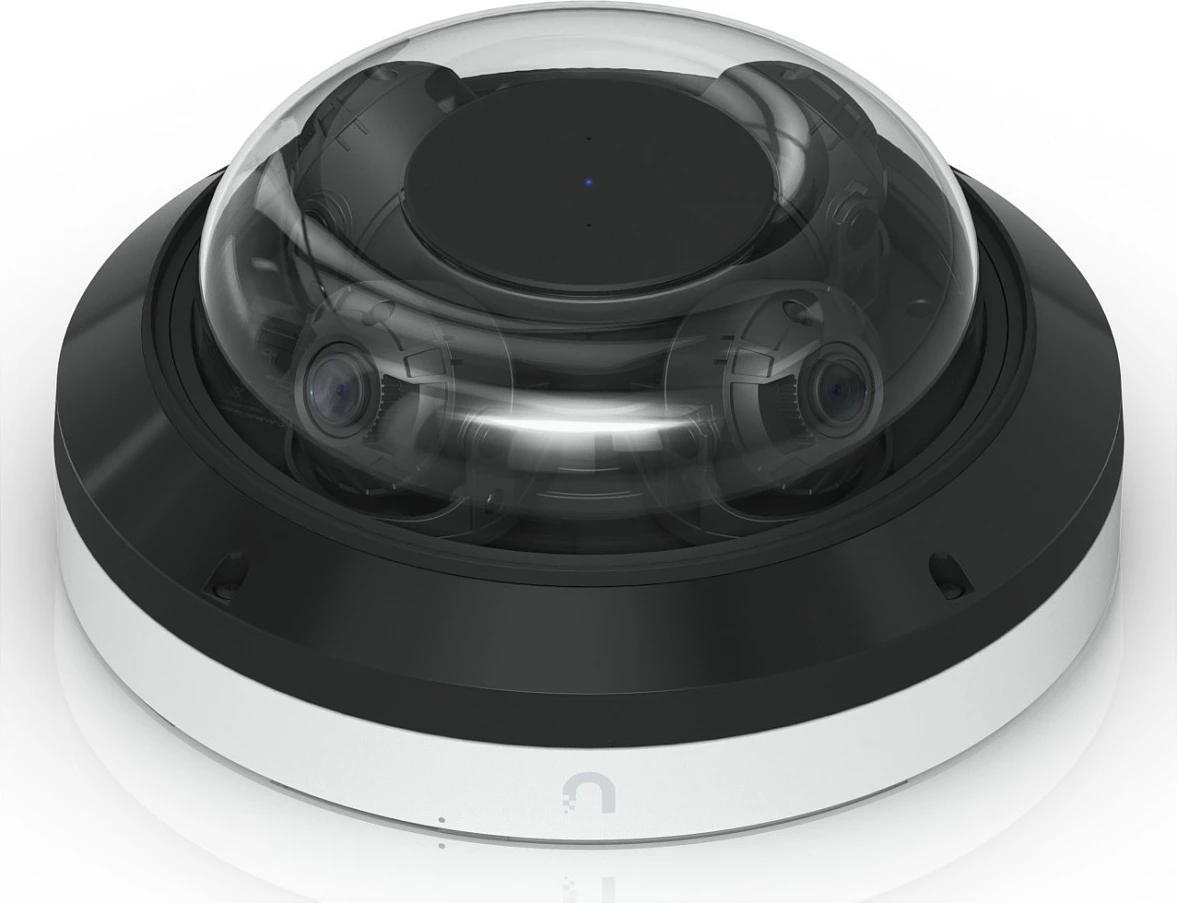 Kamerë IP Ubiquiti UVC-AI-MS-4-W, 4K 360°, Dome, MicroSD, Gigabit Ethernet, IP66 IK10, bardhë/zezë