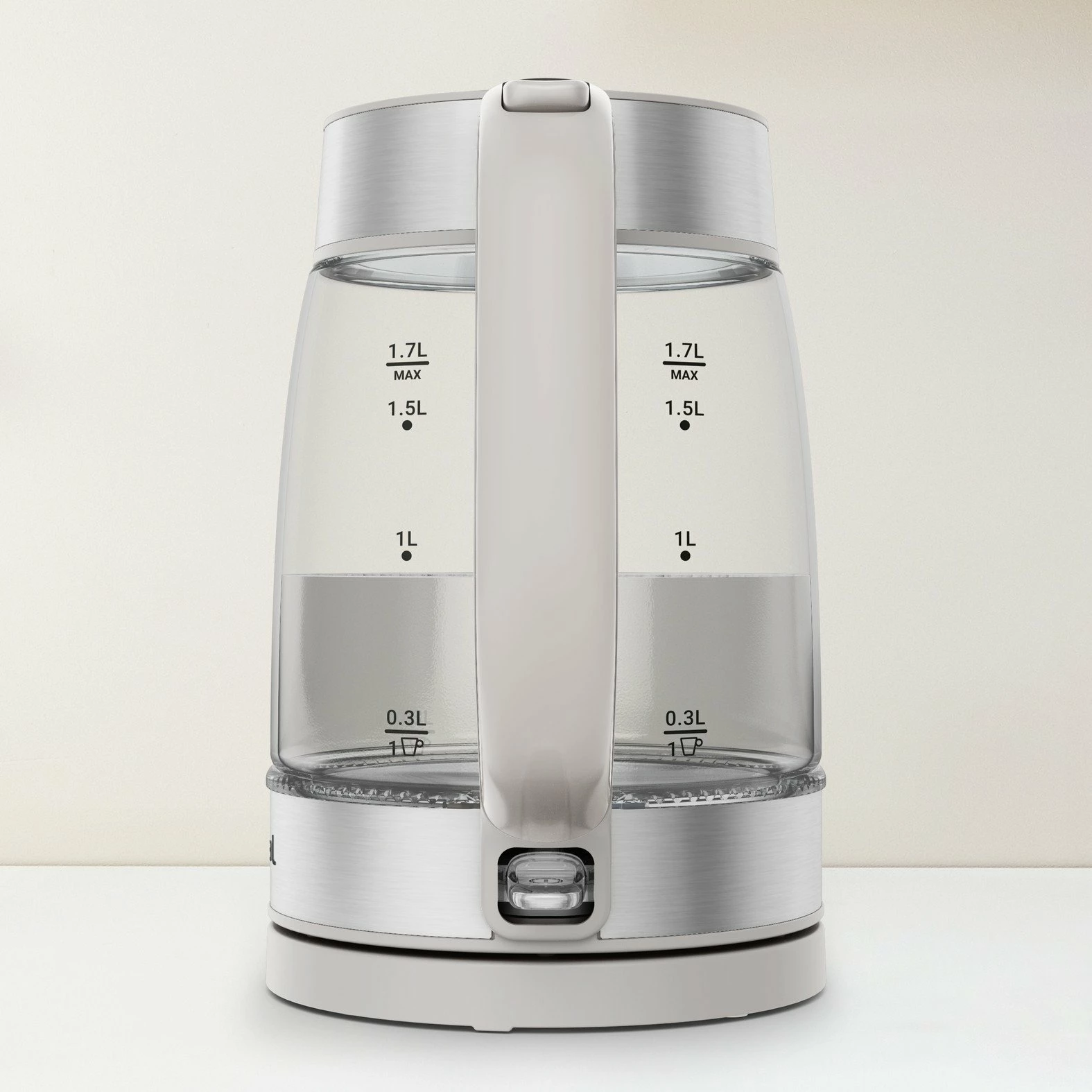 Çajnik elektrik Tefal KI605B30 1.7L 2200W, argjendtë/transparent