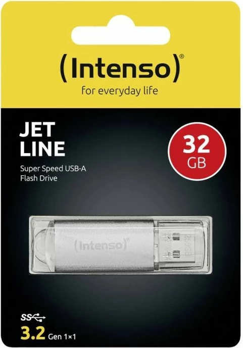 USB flash memorje Intenso Jet Line 32GB USB 3.2 Gen 1 deri 70MB/s gri