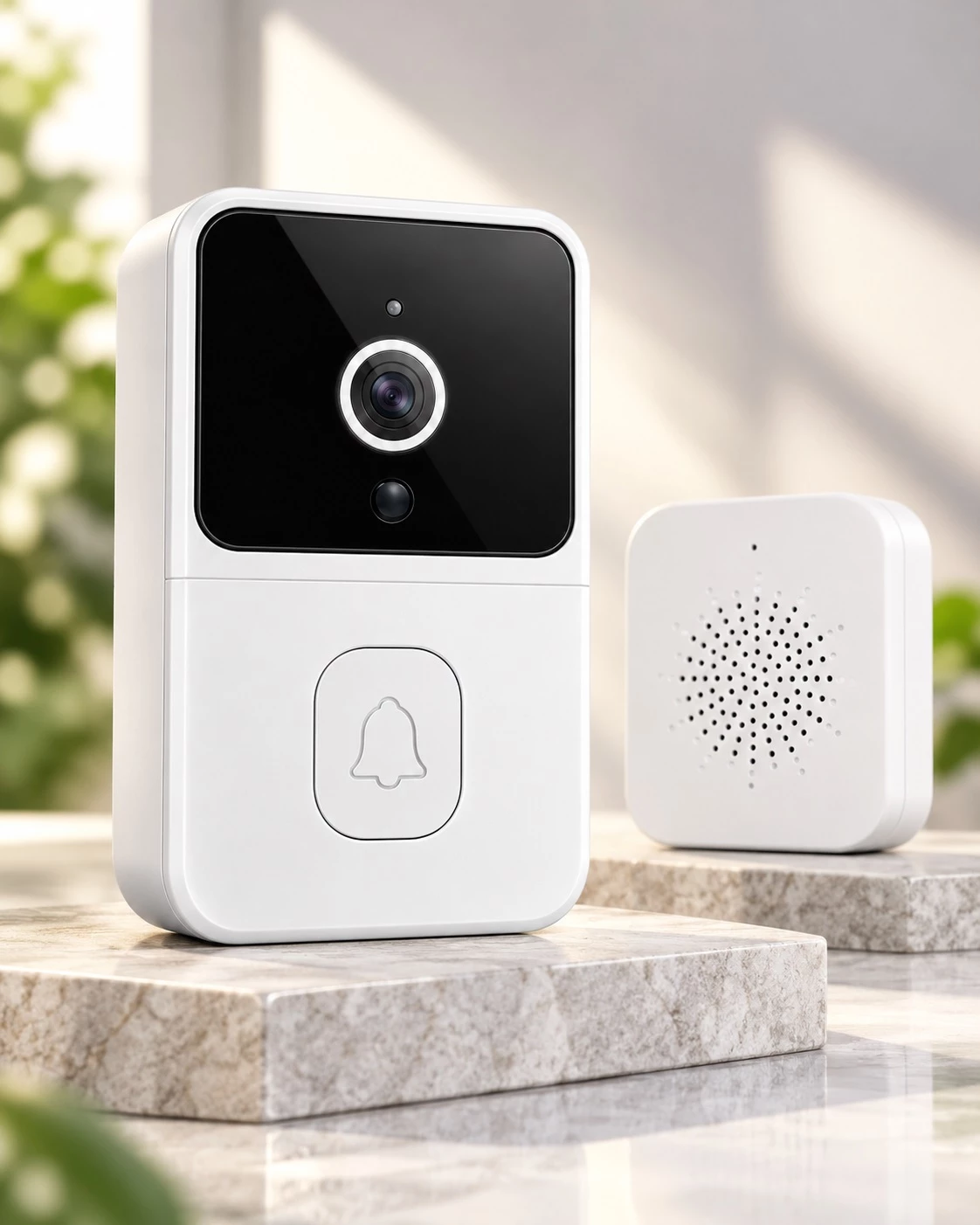 Zile Dere me Kamerë Mini Doorbell dhe Marrës të Brendshëm 5