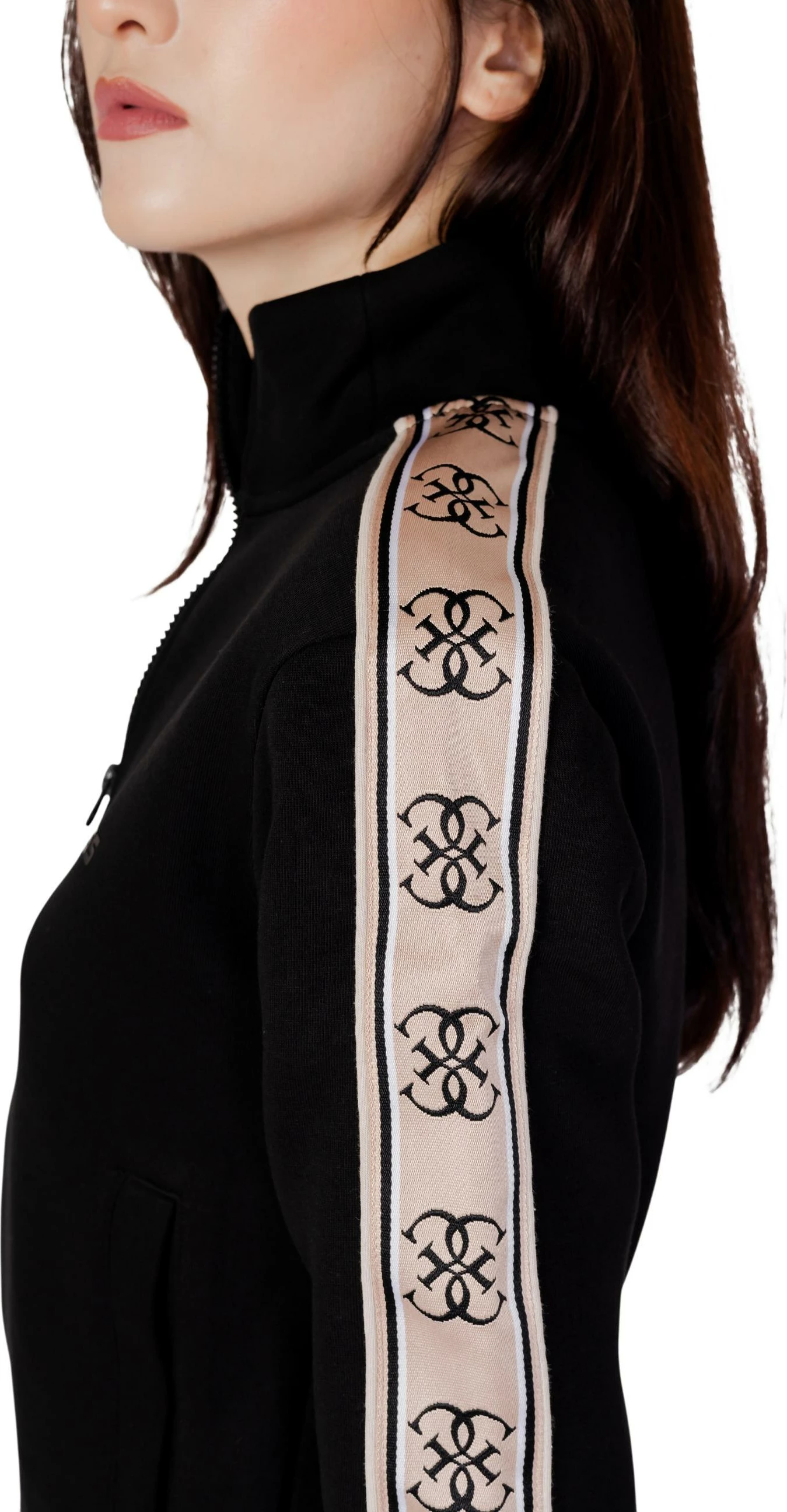 Duks për femra Guess Active Britney Full Zipper, i zi [Madhësia: S]