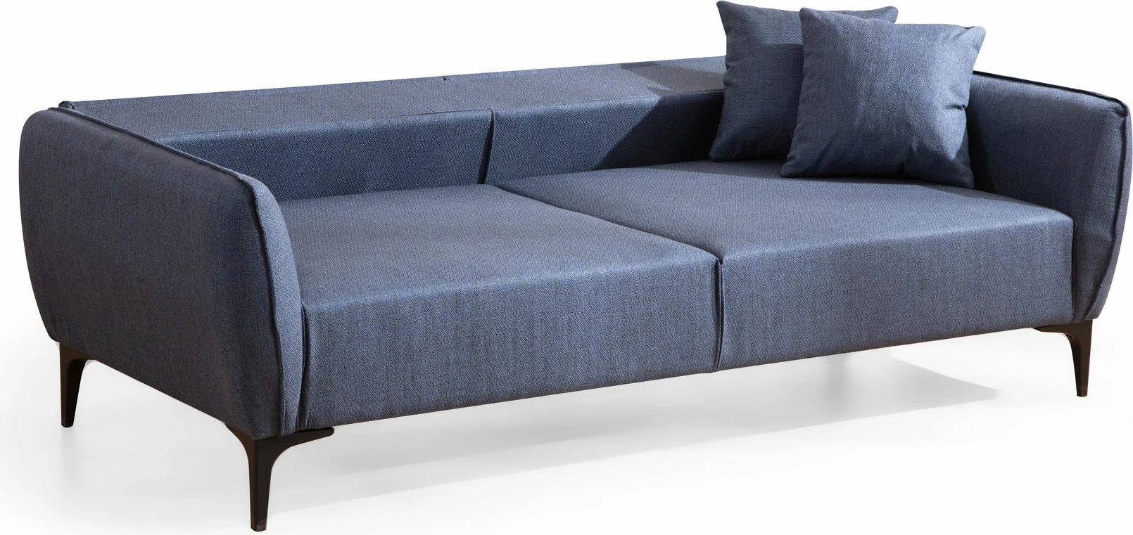 Divan treshe Atelier del Sofa, Belissimo, ngjyrë kaltër