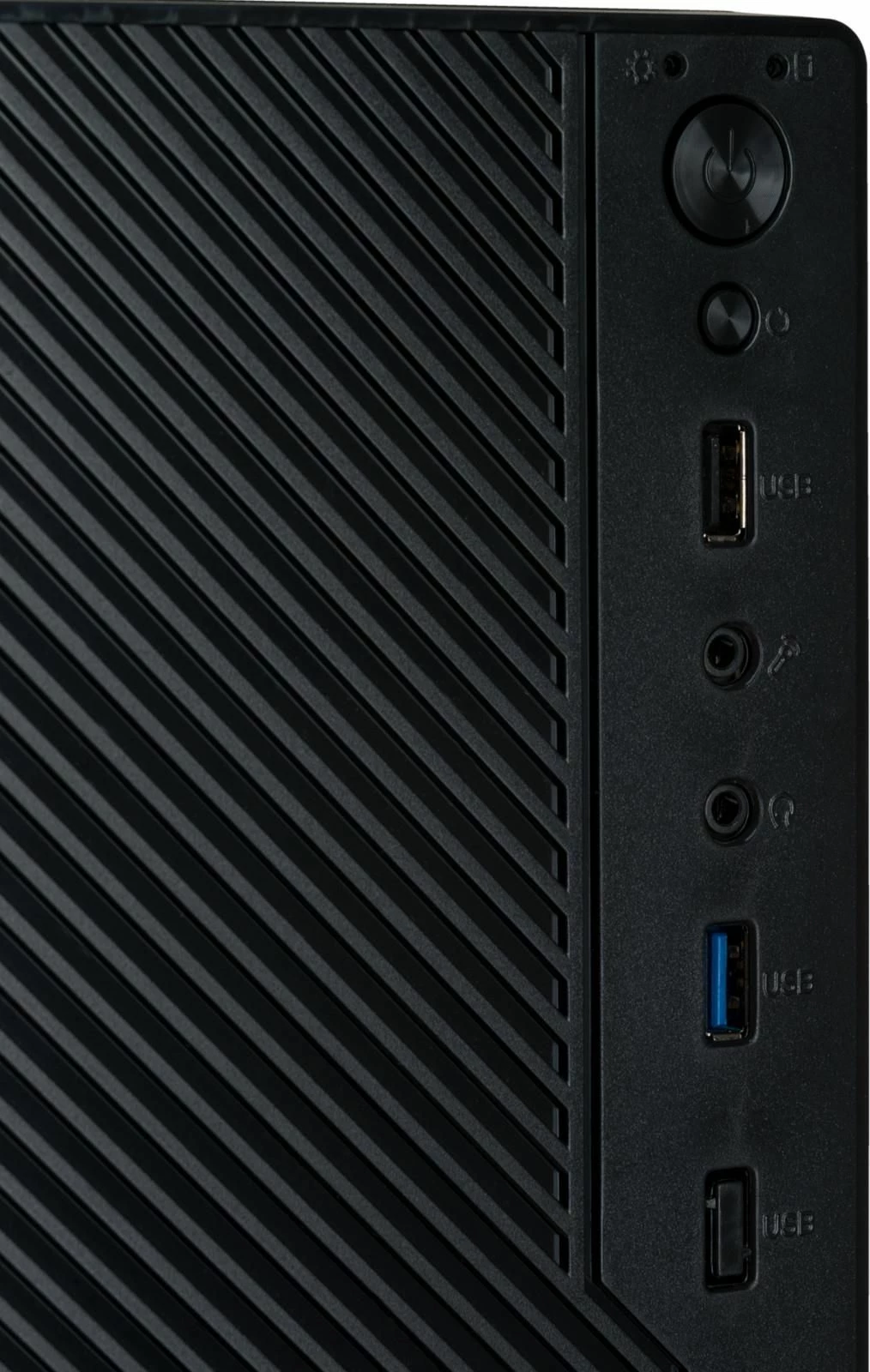 Kasë Akyga AK36BK Micro ATX/Mini-ITX, Midi Tower, pa furnizim, USB 3.0 + USB 2.0, e zezë