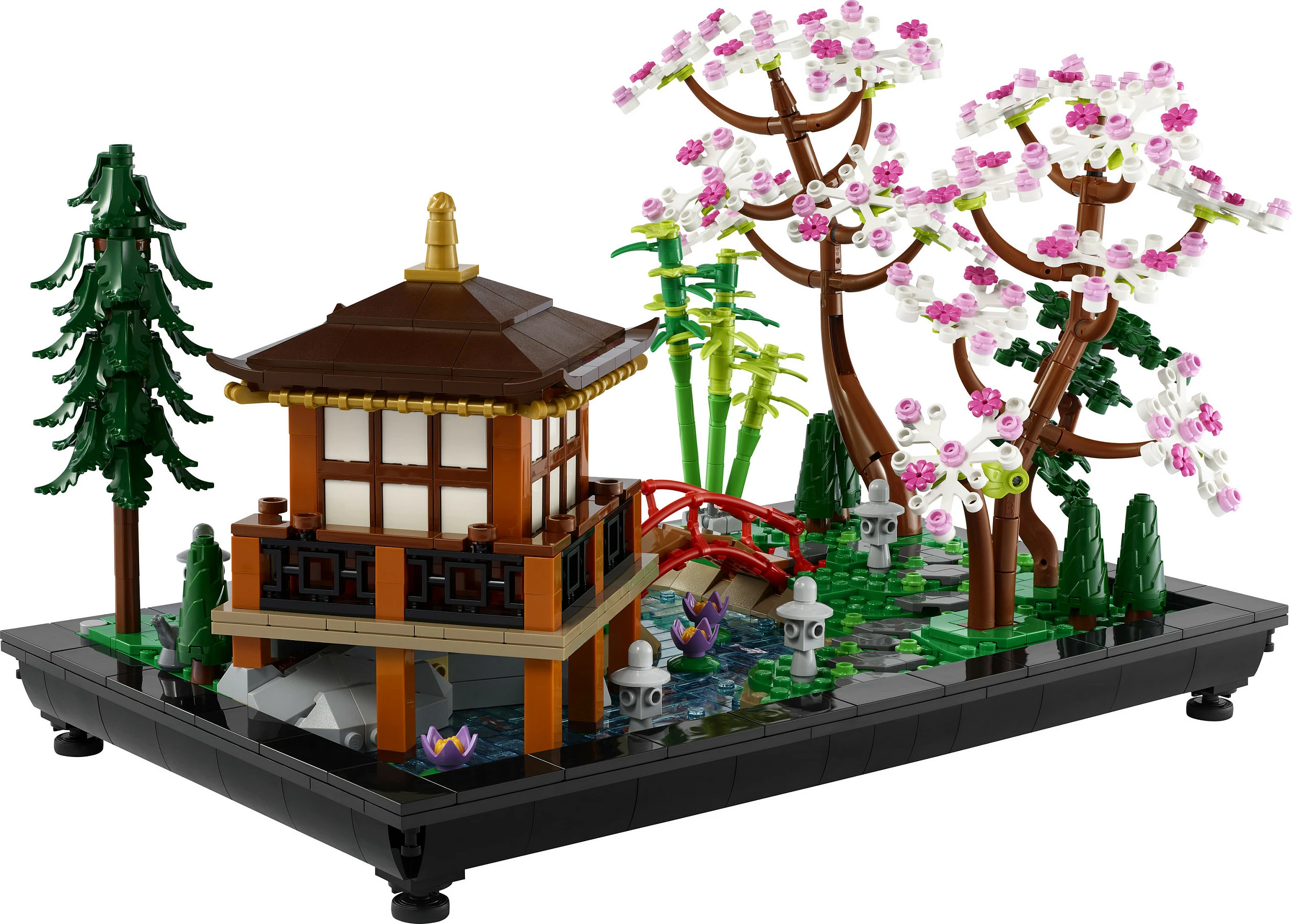 Set ndërtimi LEGO Tranquil Garden, 1363 pjesë, shumëngjyrësh