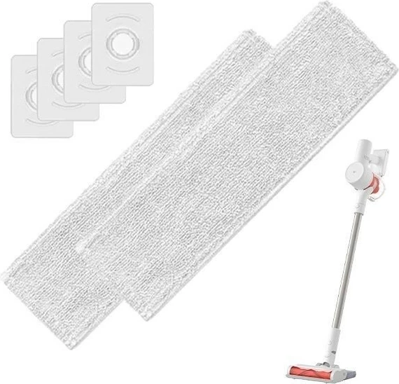 Mop rezervë Xiaomi G10, microfiber, e bardhë, set 7