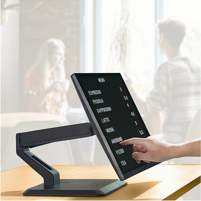 Mbajtëse monitori LogiLink, 17-32 inç, për touch screen, deri 10 kg, e zezë