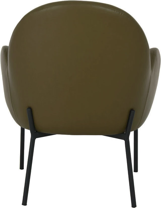 Karrige e ulët Scotch, ngjyrë ulliri, 70x70x81 cm