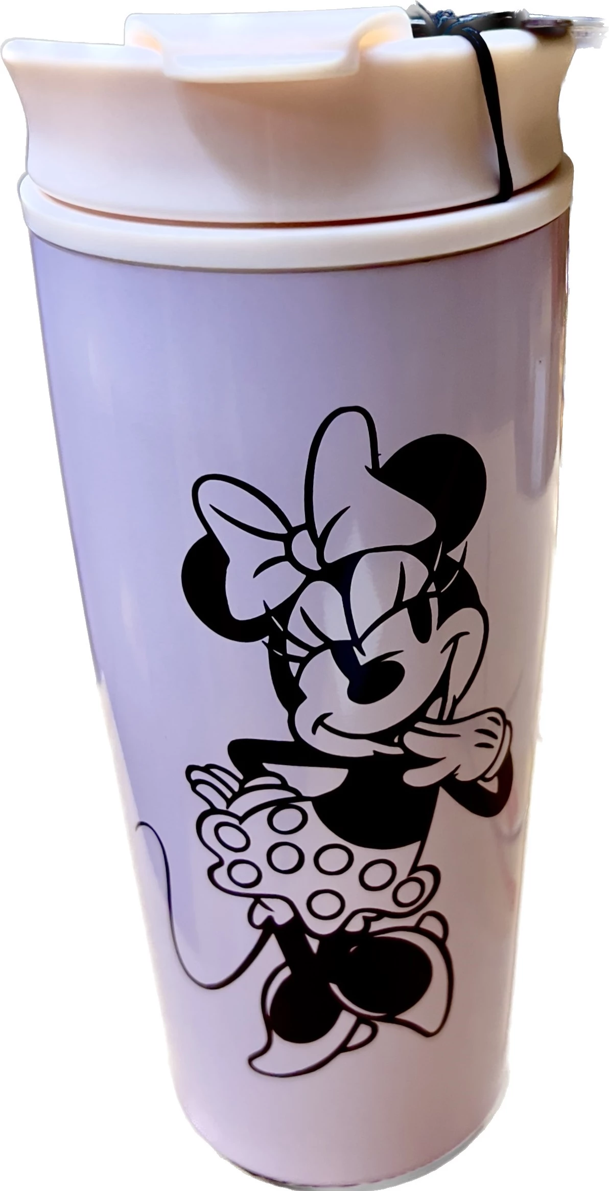 Mug udhëtimi metalik Pyramid International Disney Minnie Mouse 425 ml, e bardhë