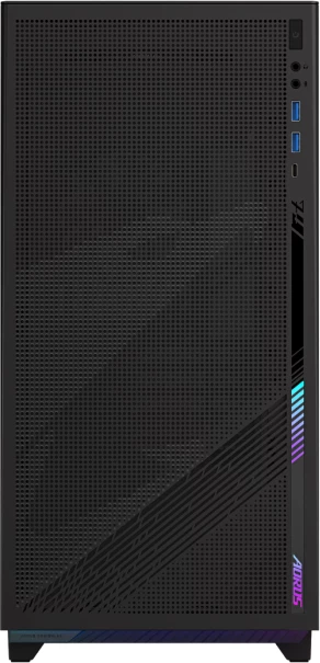 Kasë GIGABYTE AORUS C400 GLASS Mid Tower ATX, USB-C USB 3.2 Gen2, RGB, e zezë