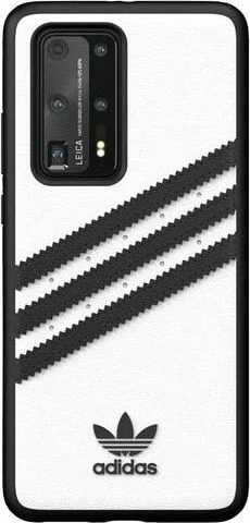 Mbështjellës Adidas Originals Moulded PU SS20 për Huawei P40, back cover, plastikë, zi/bardhë