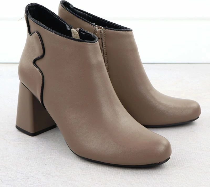 Çizme të shkurtra femrash Jezzi OLI21-2, bezhë