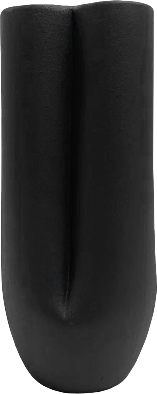 Dekor tavoline qeramike, ngjyrë e zezë mat, FH4611.02, Φ15.5x33.5H cm