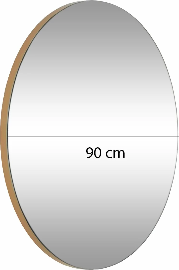 Pasqyrë e artë, Hanah Home, 90cm