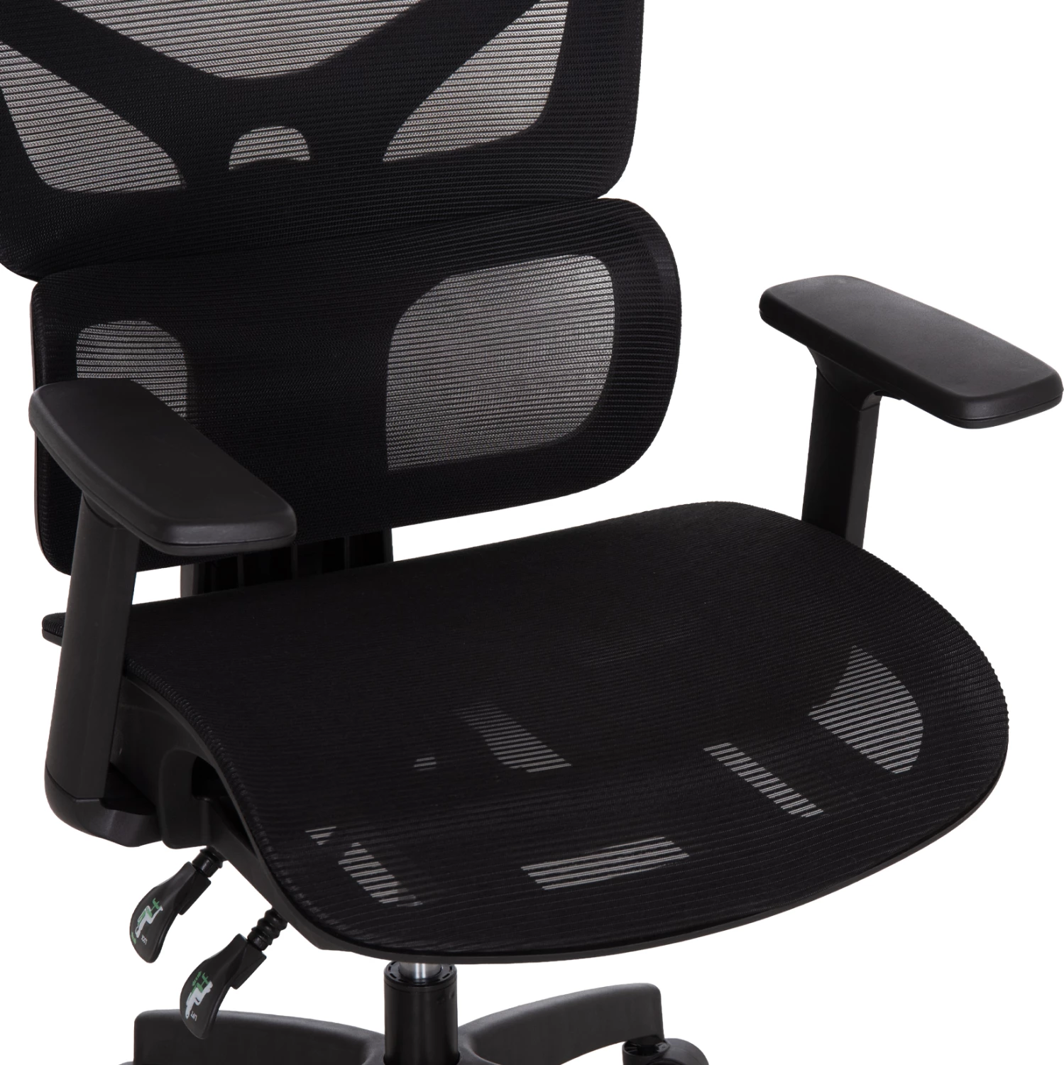 Karrige zyre ergonomike, rrjetë e zezë, FH1227.01, 68x68x120-130cm