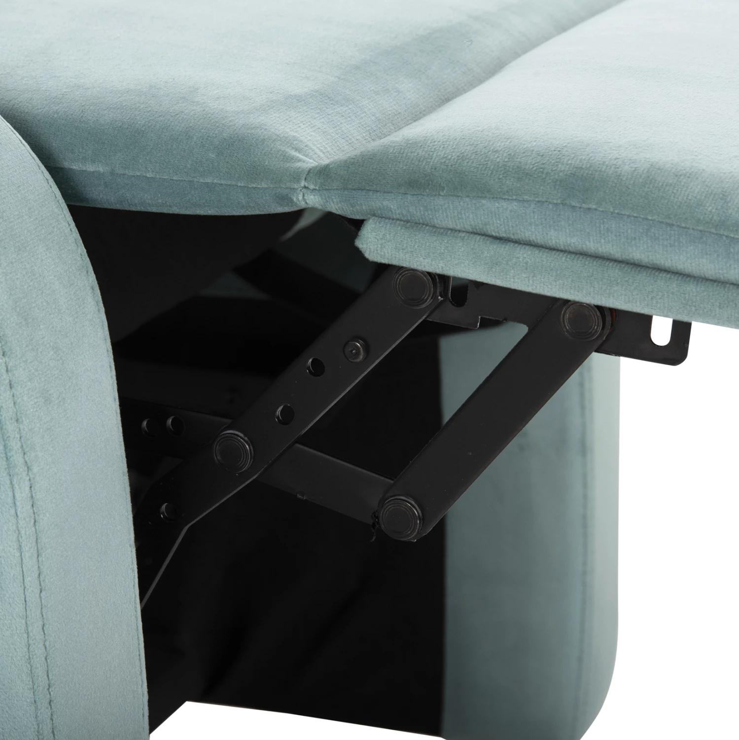 Karrige relaksuese HIBER, kadife jeshile fistik, FH9782.07, 67.5x90x104H cm