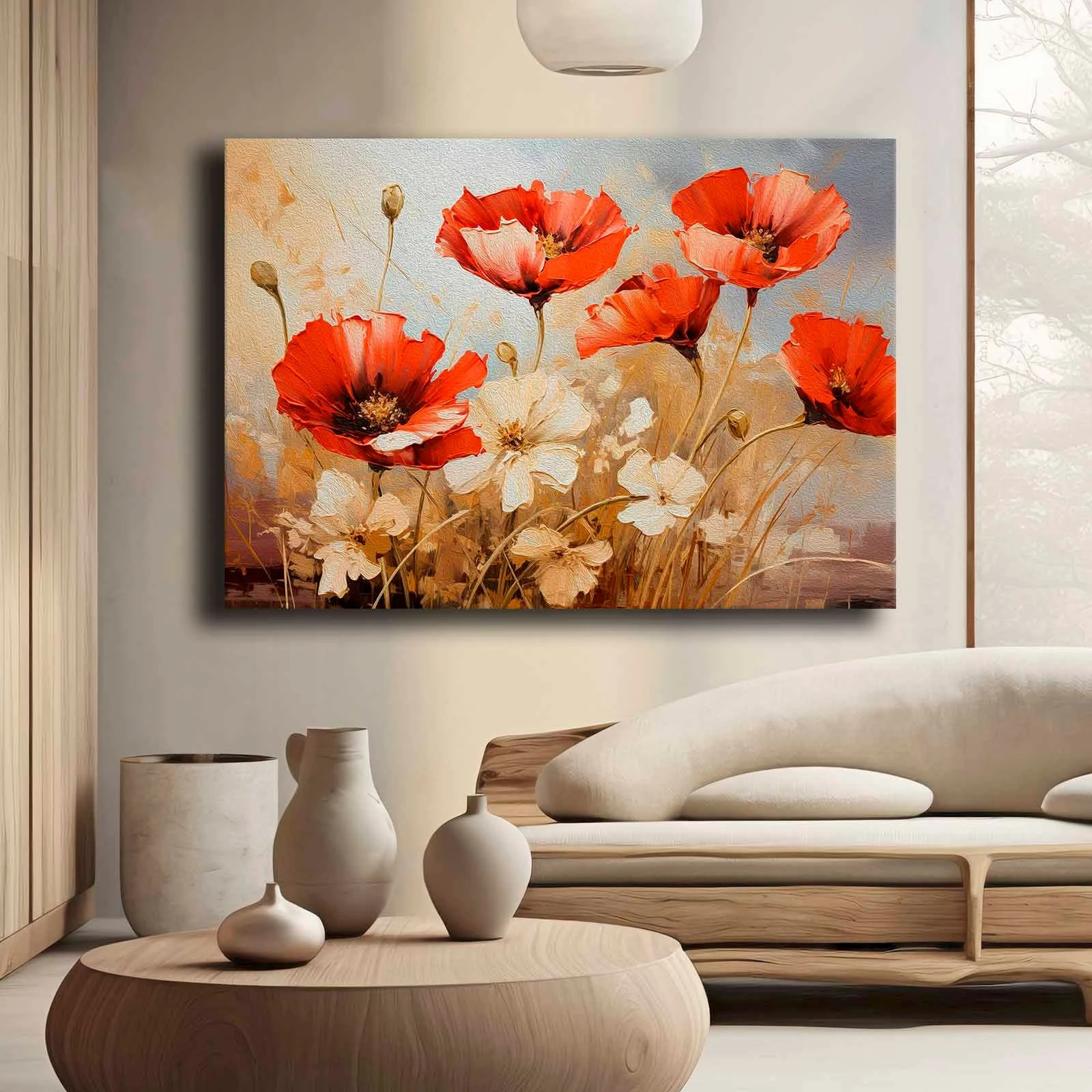 Pikturë dekorative në kanavacë, shumëngjyrëshe, Wallity, 70x100cm