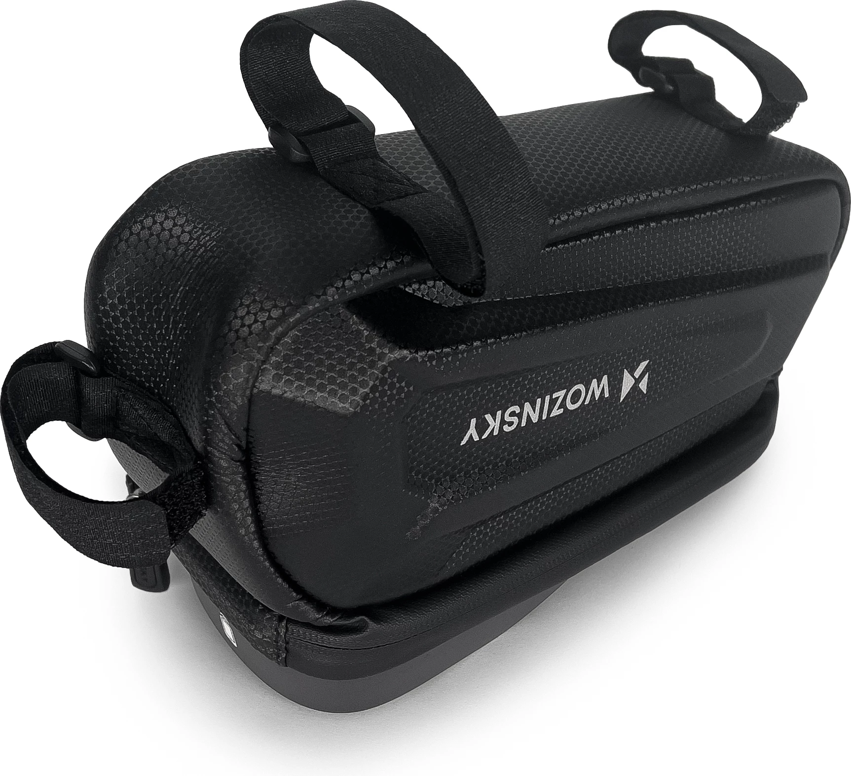 Çantë kornize për biçikletë Wozinsky WBB28BK me mbështjellës telefoni, 1.7L, e zezë