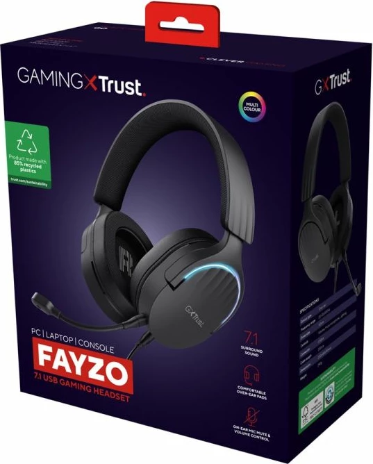 Kufje gaming Trust për meshkuj, të zeza