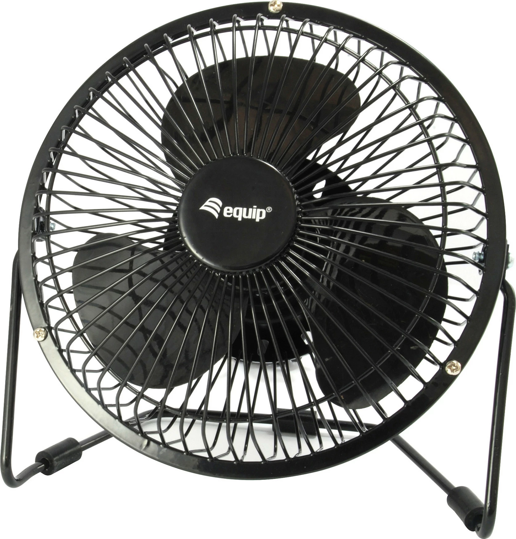 Ventilator tavoline Equip 6", USB, ultra i qetë, i zi