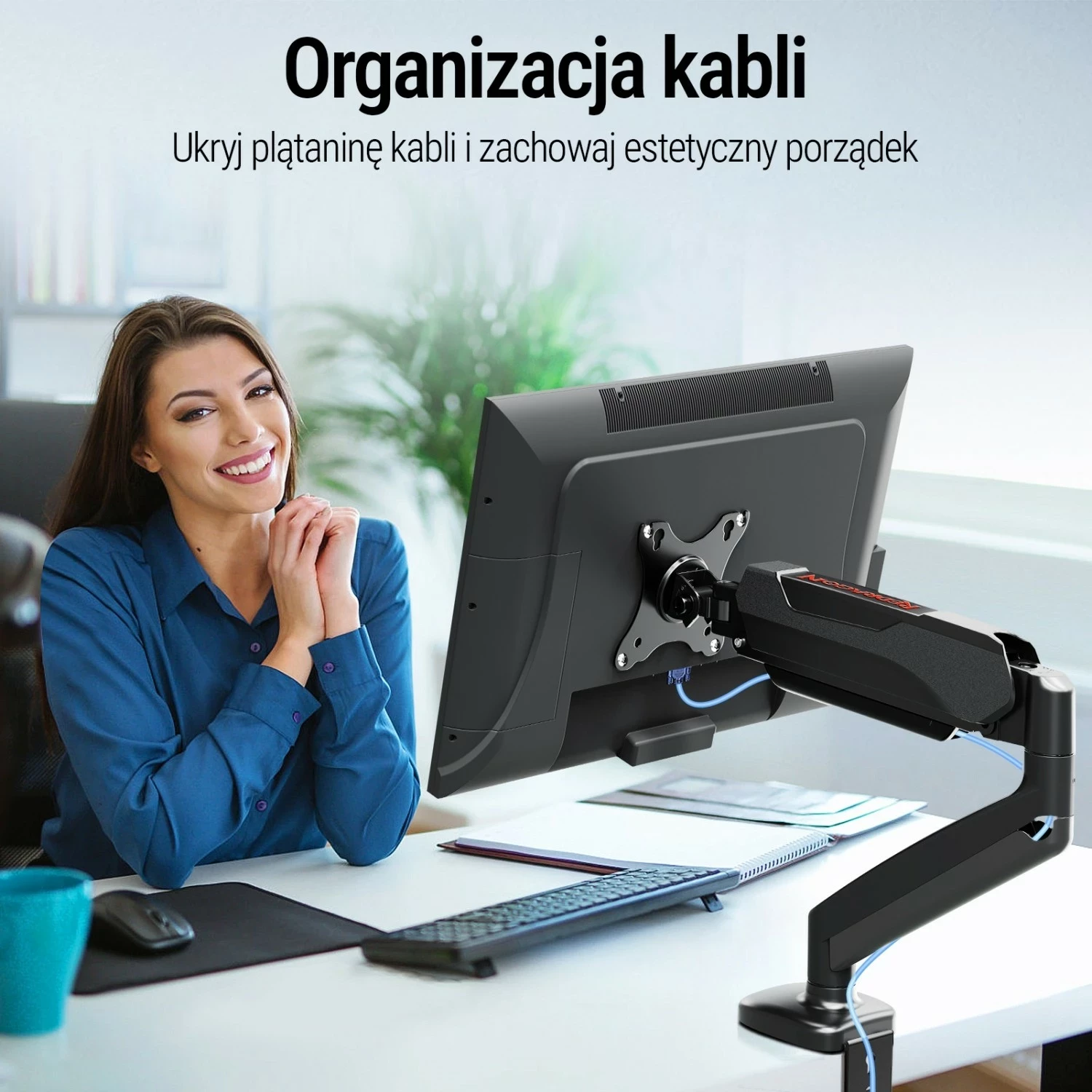 Kasë monitori Redragon GMK-914, e zezë, për 1 monitor, 13-23 inch