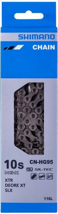 Zinxhir biçiklete Shimano, gri