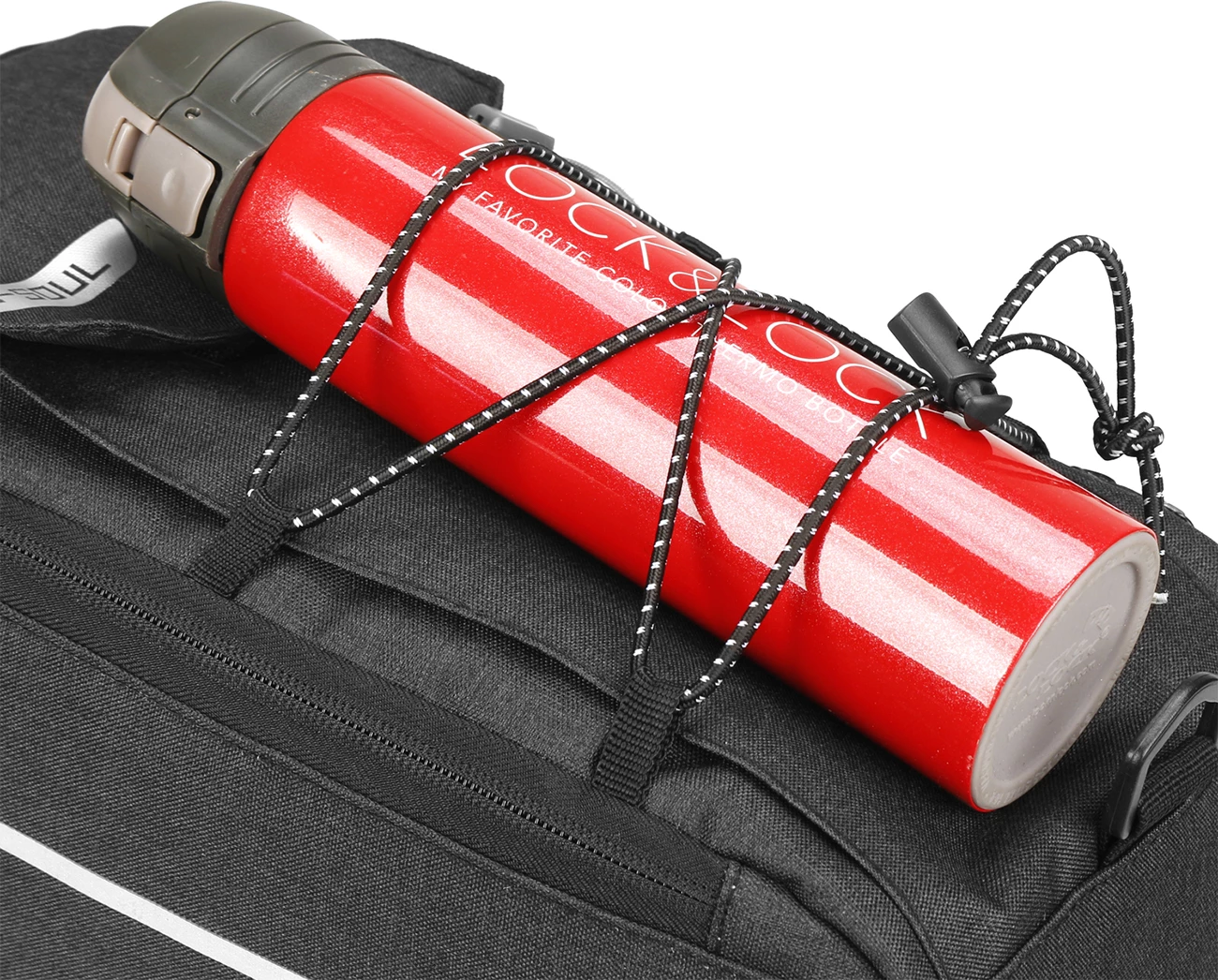 Çantë termike biçiklete Hurtel WYA26Y0S, 9L, me rrip supi, e zezë