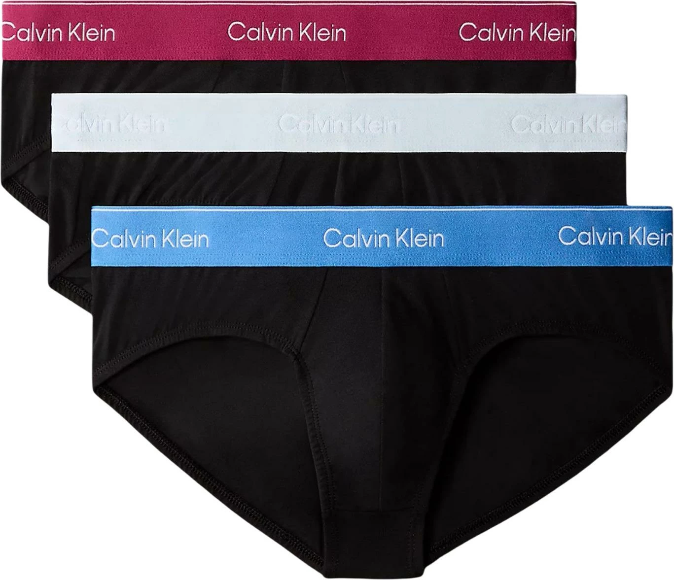 Të brendshme për meshkuj Calvin Klein Underwear HIP BRIEF LV00NB4388, të zeza/blu