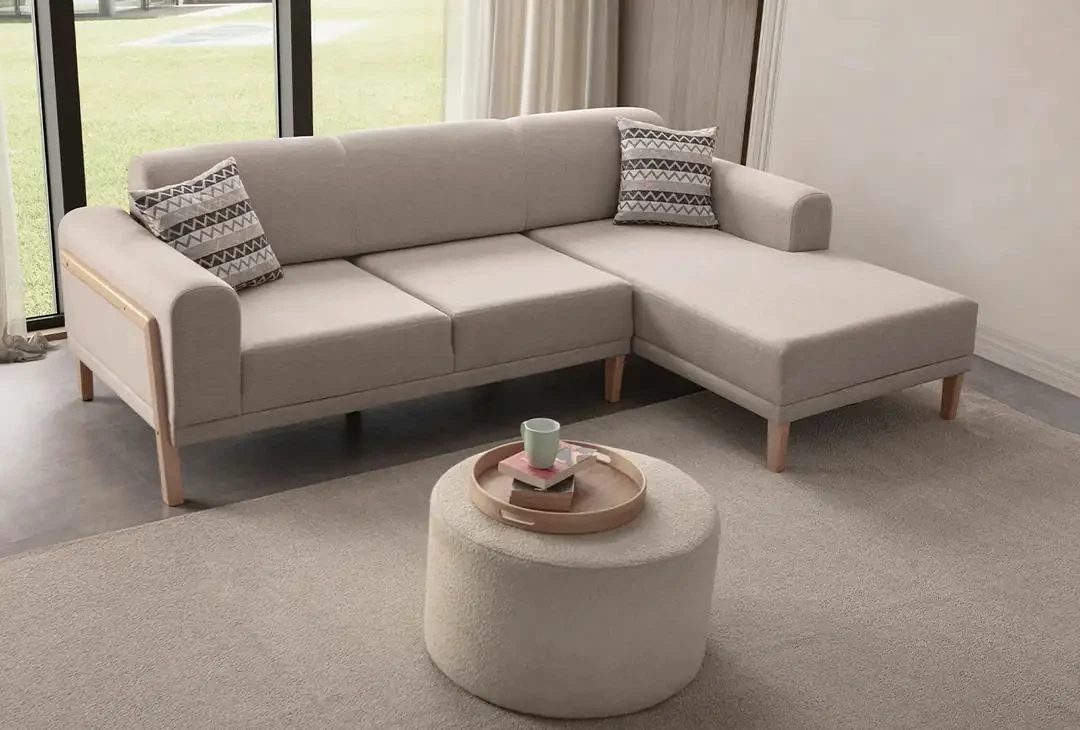 Këndare Atelier del Sofa, latte relax, e djathtë, krem